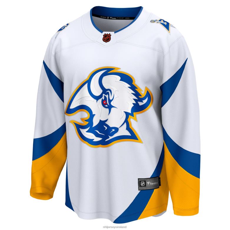 NHL Men Buffalo Sabres Fanatics Branded White Special Edition 20 Breakaway Blank Jersey D002V1577 Clothing