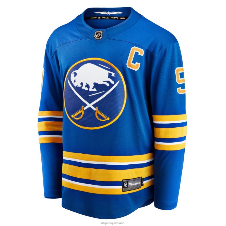 NHL Men Buffalo Sabres Jack Eichel Fanatics Branded Royal Home Premier Breakaway Player Jersey D002V1140 Clothing