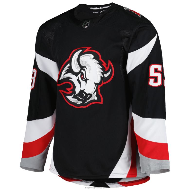 NHL Men Buffalo Sabres Jeff Skinner Adidas Black Alternate Authentic Pro Primegreen Player Jersey D002V111 Clothing