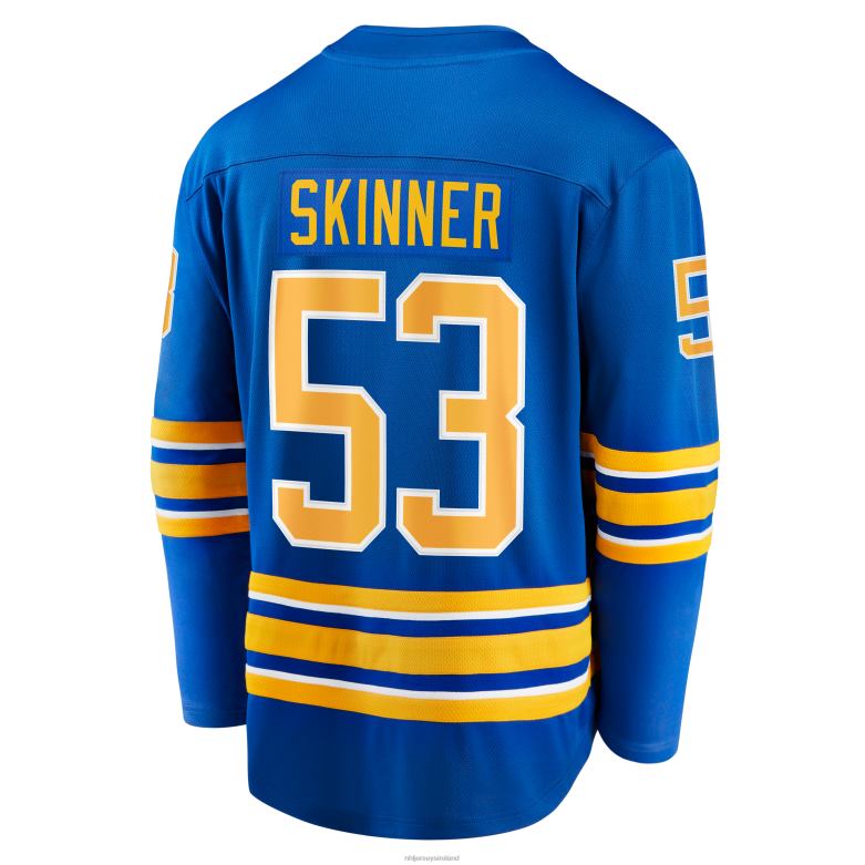 NHL Men Buffalo Sabres Jeff Skinner Fanatics Branded Royal Home Breakaway Jersey D002V1468 Clothing