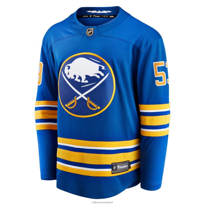 NHL Men Buffalo Sabres Jeff Skinner Fanatics Branded Royal Home Premier Breakaway Player Jersey D002V288 Clothing