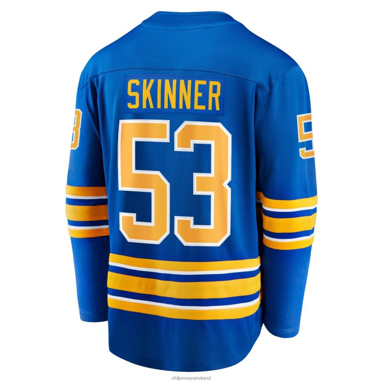 NHL Men Buffalo Sabres Jeff Skinner Fanatics Branded Royal Home Premier Breakaway Player Jersey D002V288 Clothing