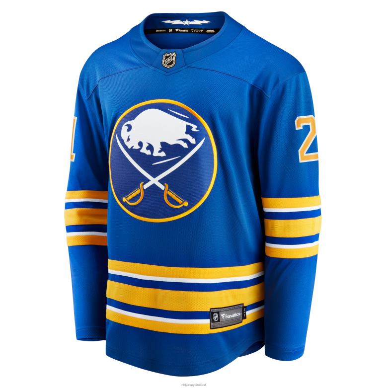 NHL Men Buffalo Sabres Kyle Okposo Fanatics Branded Royal Home Breakaway Jersey D002V1748 Clothing