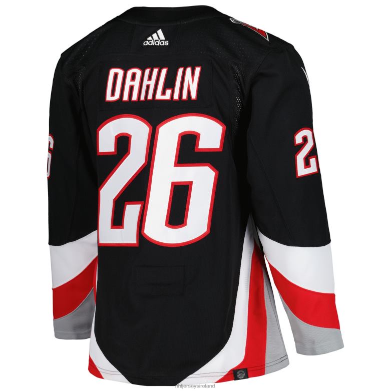 NHL Men Buffalo Sabres Rasmus Dahlin Adidas Black Alternate Authentic Pro Primegreen Player Jersey D002V40 Clothing