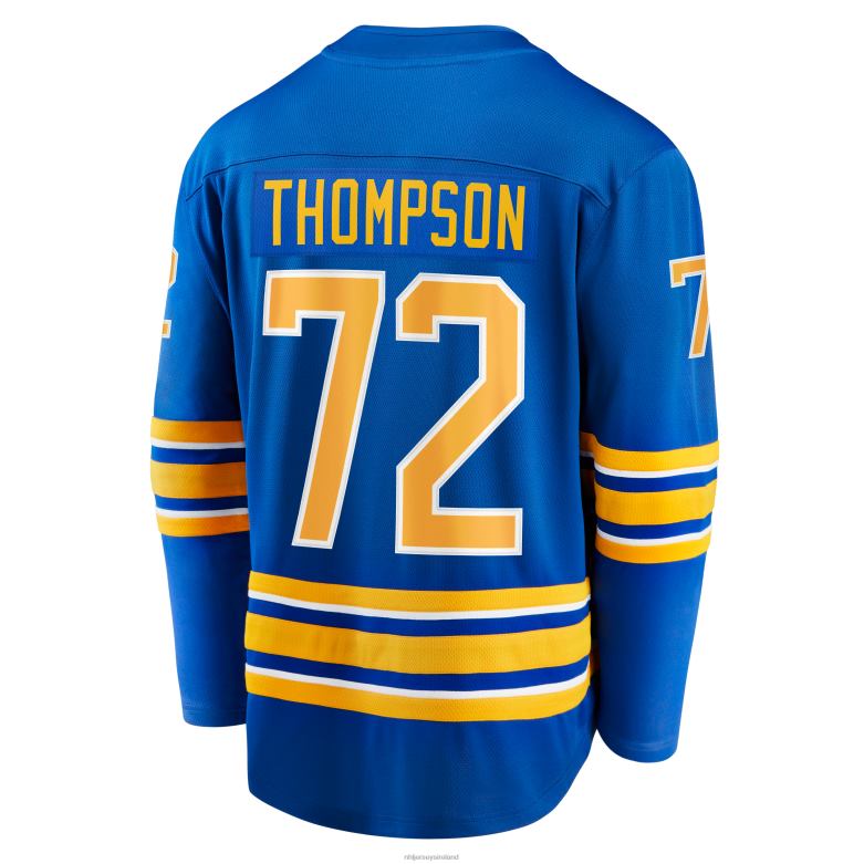NHL Men Buffalo Sabres Tage Thompson Fanatics Branded Royal Home Breakaway Player Jersey D002V85 Clothing