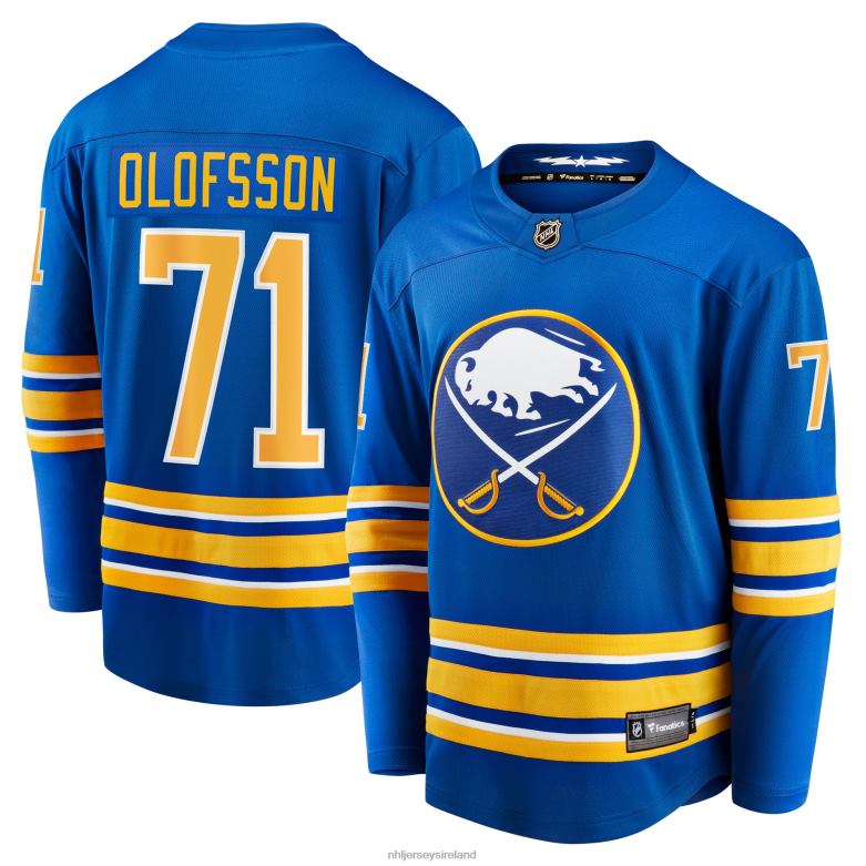 NHL Men Buffalo Sabres Victor Olofsson Fanatics Branded Royal Breakaway Player Jersey D002V2270 Clothing