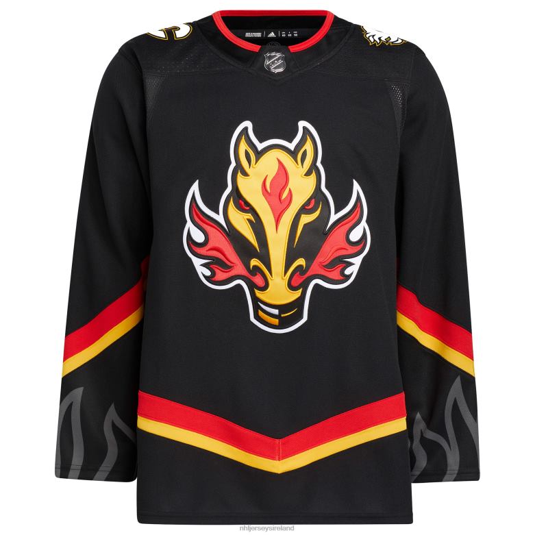 NHL Men Calgary Flames Adidas Black Alternate Primegreen Authentic Pro Jersey D002V559 Clothing