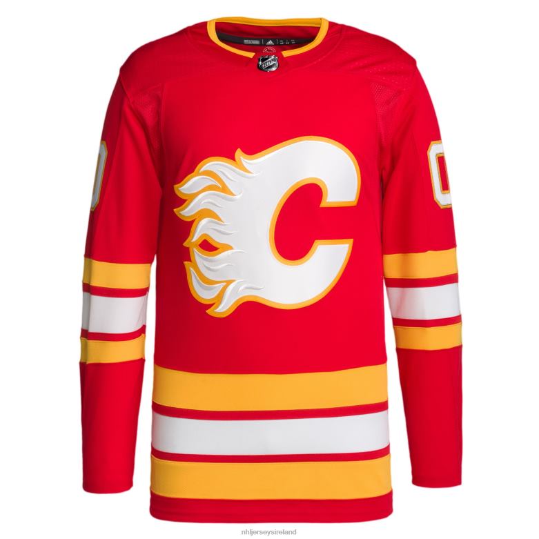 NHL Men Calgary Flames Adidas Red 2020/21 Home Primegreen Authentic Pro Custom Jersey D002V2152 Clothing