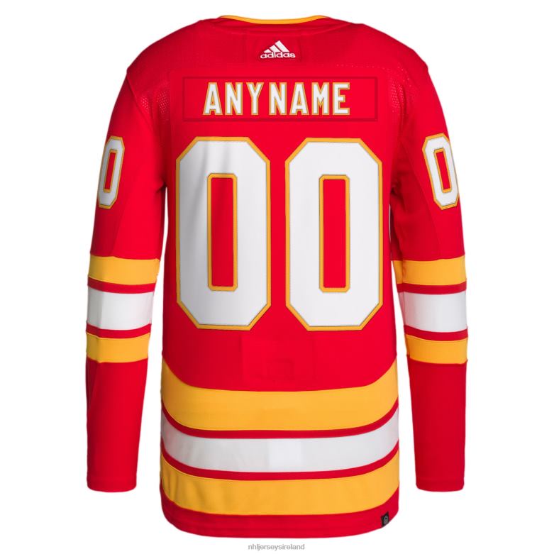 NHL Men Calgary Flames Adidas Red 2020/21 Home Primegreen Authentic Pro Custom Jersey D002V2152 Clothing