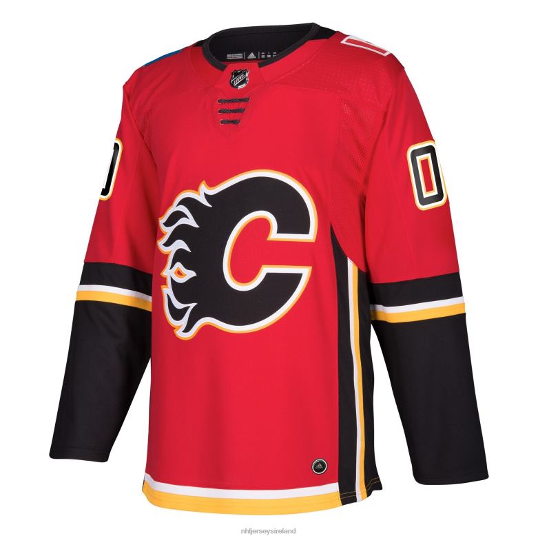 NHL Men Calgary Flames Adidas Red Authentic Custom Jersey D002V2056 Clothing