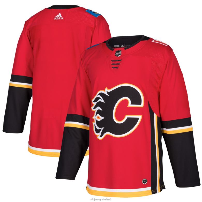 NHL Men Calgary Flames Adidas Red Home Authentic Blank Jersey D002V1209 Clothing