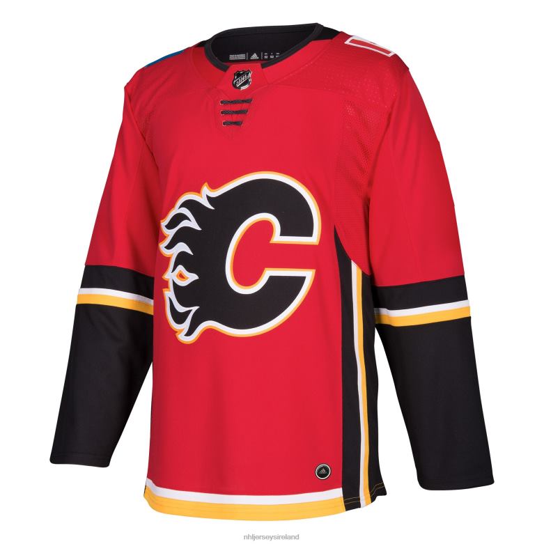 NHL Men Calgary Flames Adidas Red Home Authentic Blank Jersey D002V1209 Clothing