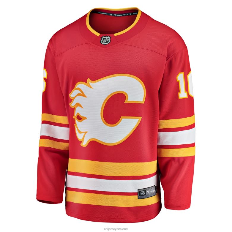 NHL Men Calgary Flames Nikita Zadorov Fanatics Branded Red Home Breakaway Player Jersey D002V1875 Clothing