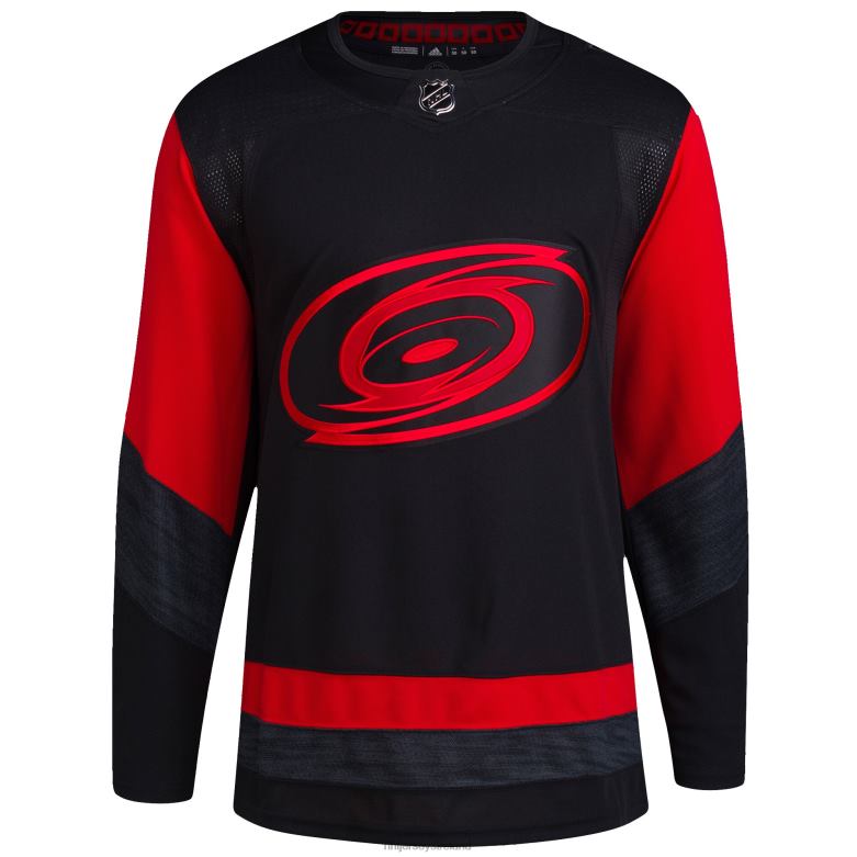 NHL Men Carolina Hurricanes Adidas Black 2023 Stadium Series Primegreen Authentic Jersey D002V349 Clothing