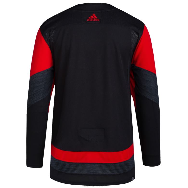 NHL Men Carolina Hurricanes Adidas Black 2023 Stadium Series Primegreen Authentic Jersey D002V349 Clothing