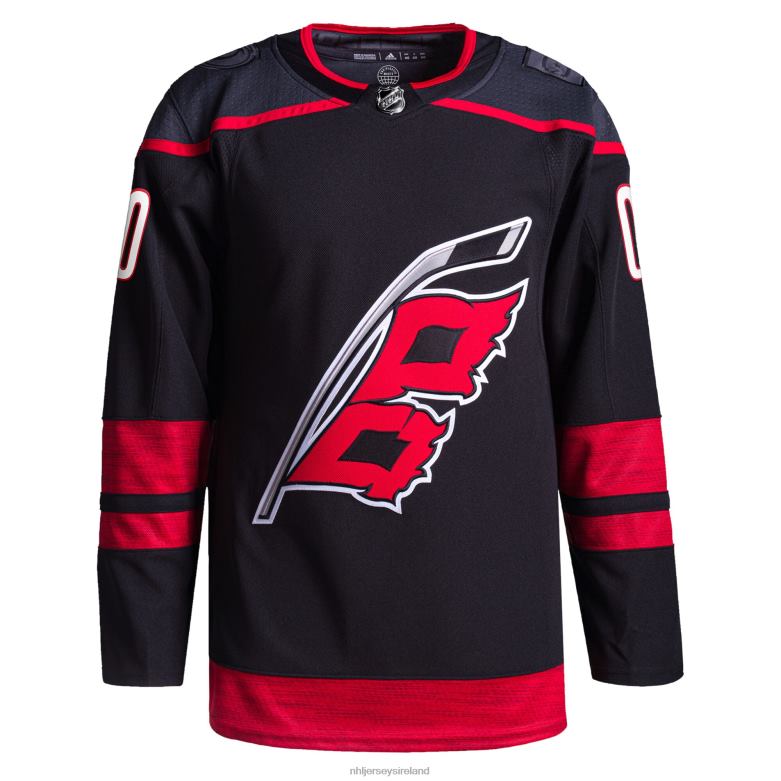 NHL Men Carolina Hurricanes Adidas Black Alternate Primegreen Authentic Pro Custom Jersey D002V862 Clothing