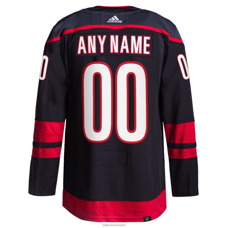 NHL Men Carolina Hurricanes Adidas Black Alternate Primegreen Authentic Pro Custom Jersey D002V862 Clothing