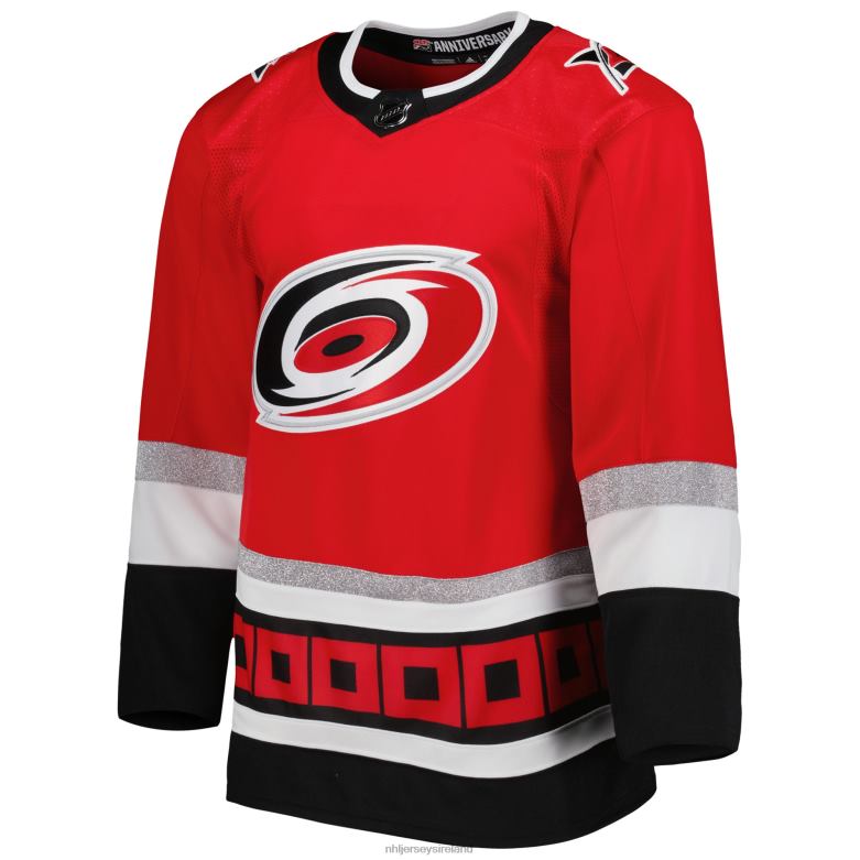NHL Men Carolina Hurricanes Adidas Red 2022-23 25Th Anniversary Primegreen Authentic Jersey D002V380 Clothing