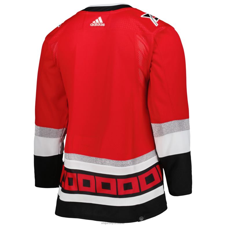 NHL Men Carolina Hurricanes Adidas Red 2022-23 25Th Anniversary Primegreen Authentic Jersey D002V380 Clothing