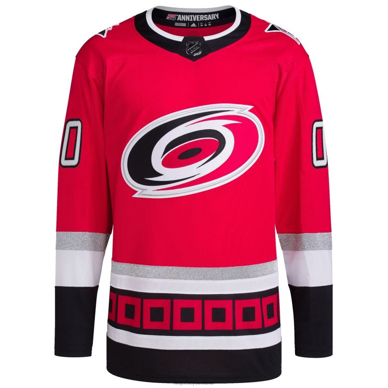 NHL Men Carolina Hurricanes Adidas Red 25Th Anniversary Primegreen Authentic Pro Custom Jersey D002V2438 Clothing