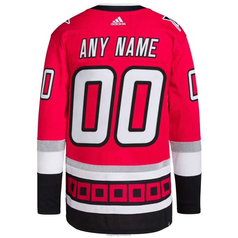 NHL Men Carolina Hurricanes Adidas Red 25Th Anniversary Primegreen Authentic Pro Custom Jersey D002V2438 Clothing