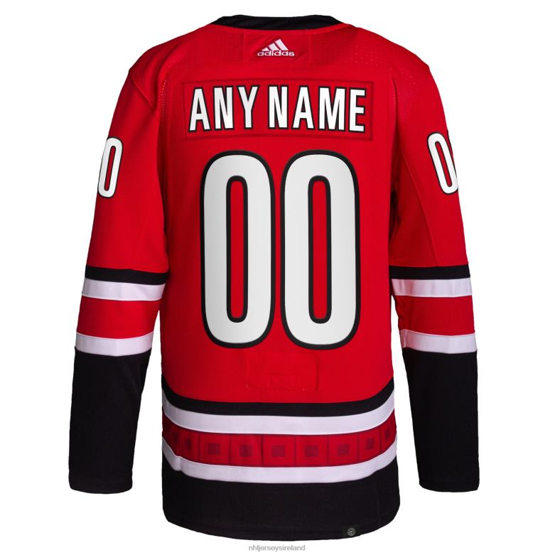 NHL Men Carolina Hurricanes Adidas Red Home Primegreen Authentic Pro Custom Jersey D002V2325 Clothing