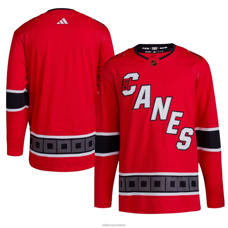 NHL Men Carolina Hurricanes Adidas Red Reverse Retro 20 Authentic Blank Jersey D002V709 Clothing