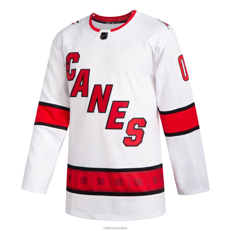 NHL Men Carolina Hurricanes Adidas White 2020/21 Away Custom Authentic Jersey D002V2264 Clothing