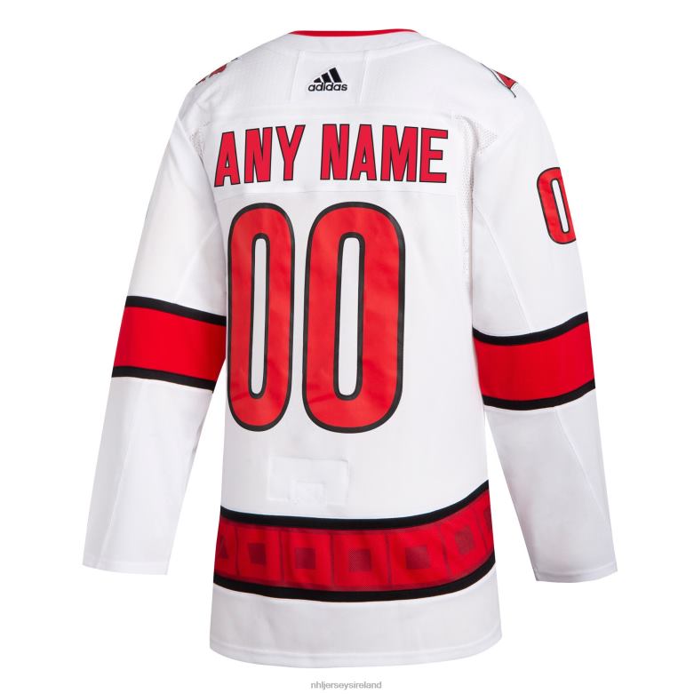 NHL Men Carolina Hurricanes Adidas White 2020/21 Away Custom Authentic Jersey D002V2264 Clothing