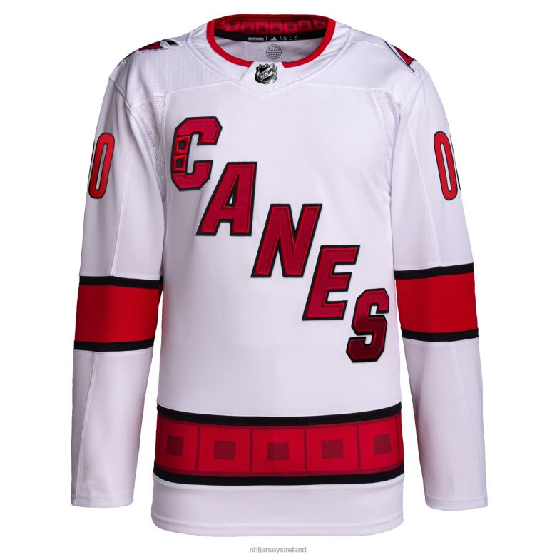 NHL Men Carolina Hurricanes Adidas White Away Primegreen Authentic Pro Custom Jersey D002V1950 Clothing