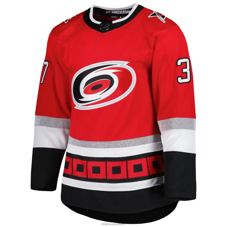 NHL Men Carolina Hurricanes Andrei Svechnikov Adidas Red 25Th Anniversary Authentic Pro Primegreen Player Jersey D002V425 Clothing
