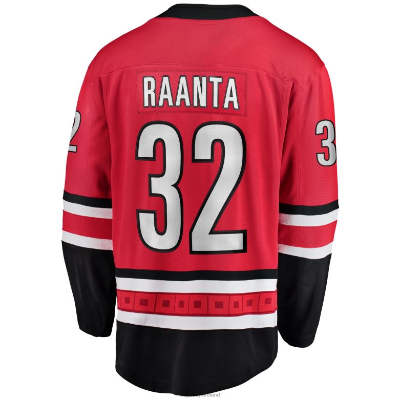 NHL Men Carolina Hurricanes Antti Raanta Fanatics Branded Red Home Breakaway Player Jersey D002V1164 Clothing