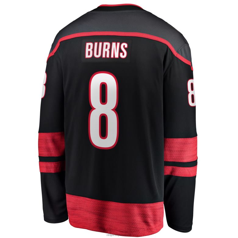 NHL Men Carolina Hurricanes Brent Burns Fanatics Branded Black Home Breakaway Player Jersey D002V618 Clothing