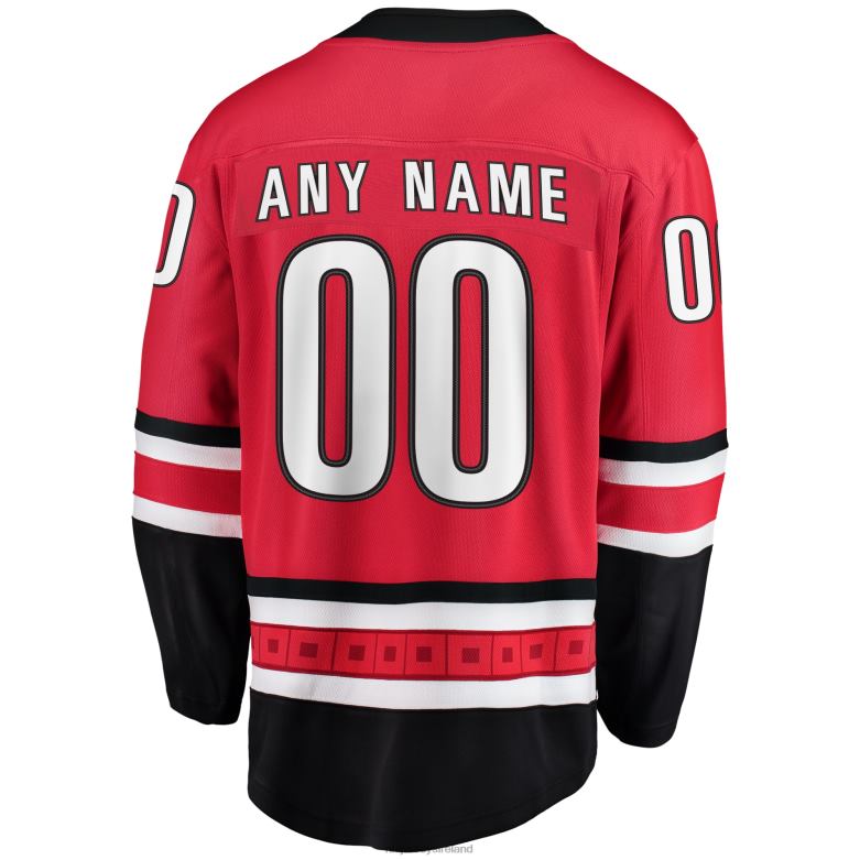 NHL Men Carolina Hurricanes Fanatics Branded Red Home Breakaway Custom Jersey D002V446 Clothing