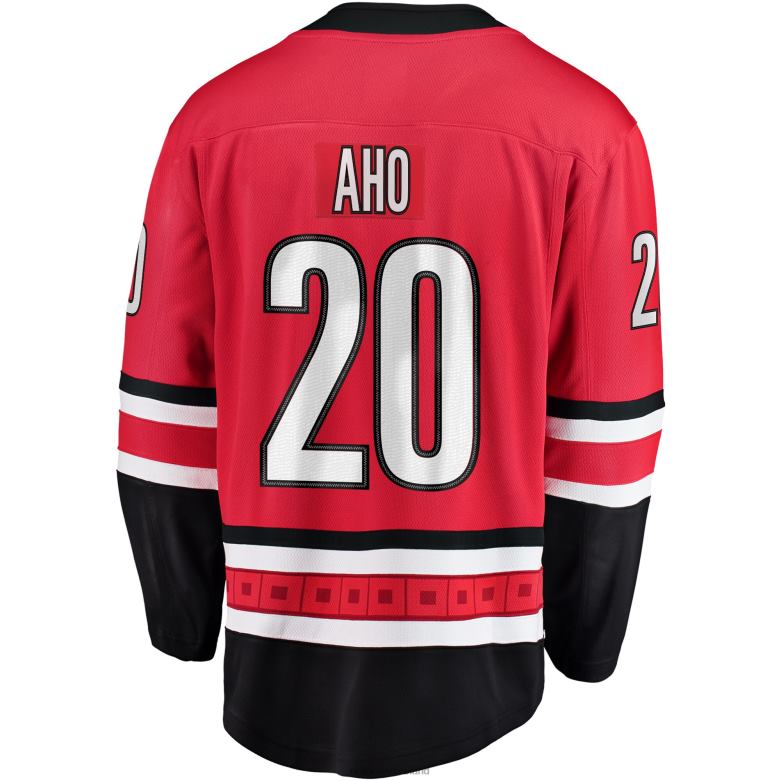 NHL Men Carolina Hurricanes Sebastian Aho Fanatics Branded Red Breakaway Player Jersey D002V1158 Clothing