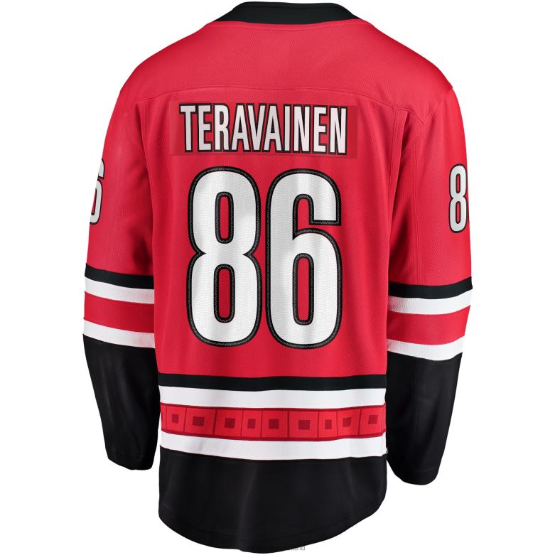 NHL Men Carolina Hurricanes Teuvo Teravainen Fanatics Branded Red Breakaway Player Jersey D002V1526 Clothing