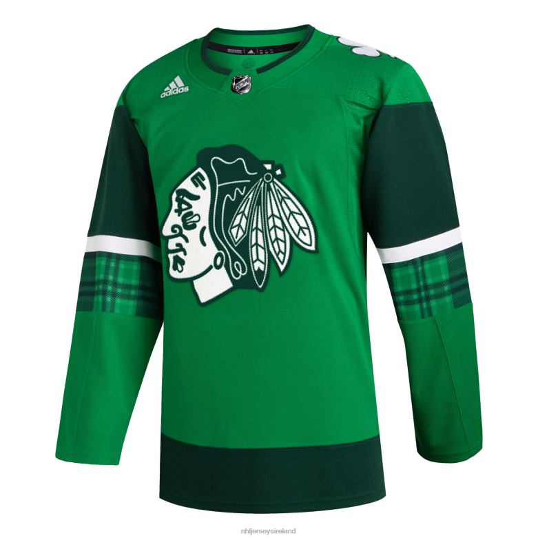 NHL Men Chicago Blackhawks Adidas Kelly Green 2023 St Patrick\S Day Primegreen Authentic Jersey D002V572 Clothing