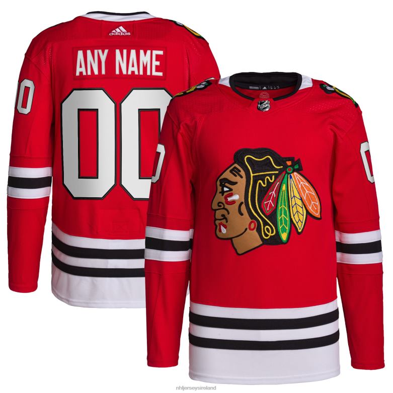 NHL Men Chicago Blackhawks Adidas Red Home Primegreen Authentic Pro Custom Jersey D002V2151 Clothing