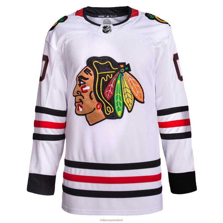 NHL Men Chicago Blackhawks Adidas White Away Primegreen Authentic Pro Custom Jersey D002V2014 Clothing