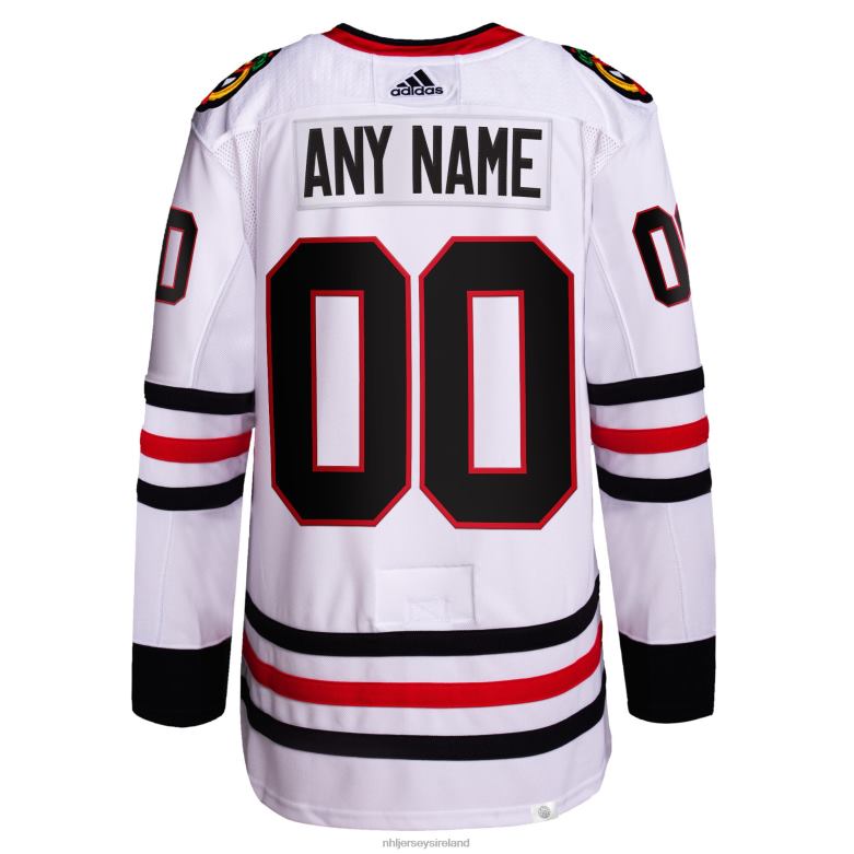 NHL Men Chicago Blackhawks Adidas White Away Primegreen Authentic Pro Custom Jersey D002V2014 Clothing