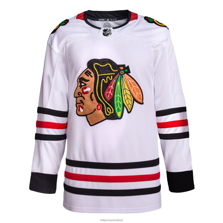 NHL Men Chicago Blackhawks Adidas White Away Primegreen Authentic Pro Jersey D002V1333 Clothing