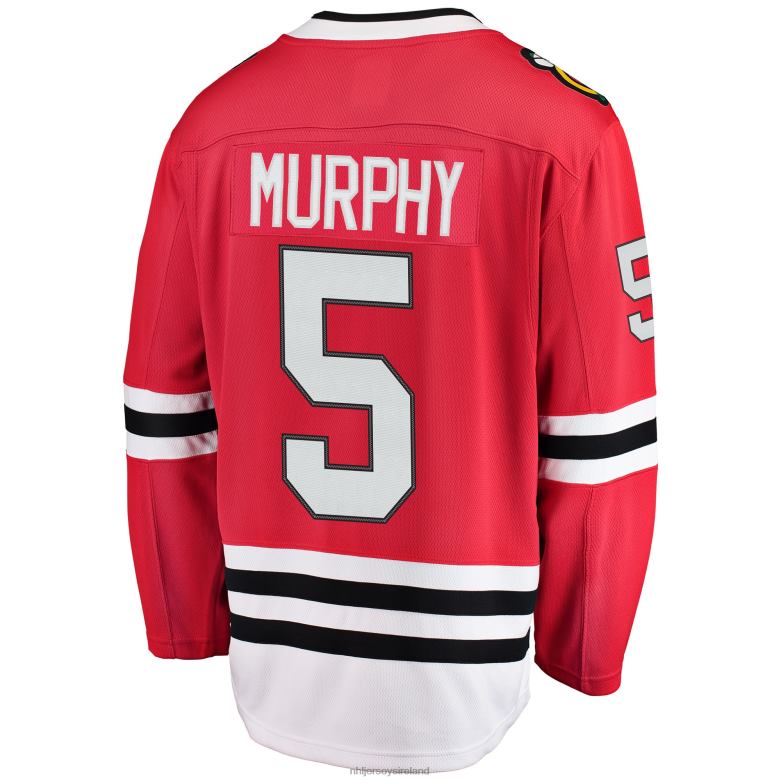 NHL Men Chicago Blackhawks Connor Murphy Fanatics Branded Red Breakaway Player Jersey D002V1816 Clothing