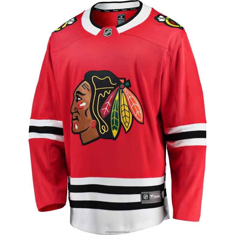 NHL Men Chicago Blackhawks Fanatics Branded Red Breakaway Home Jersey D002V392 Clothing