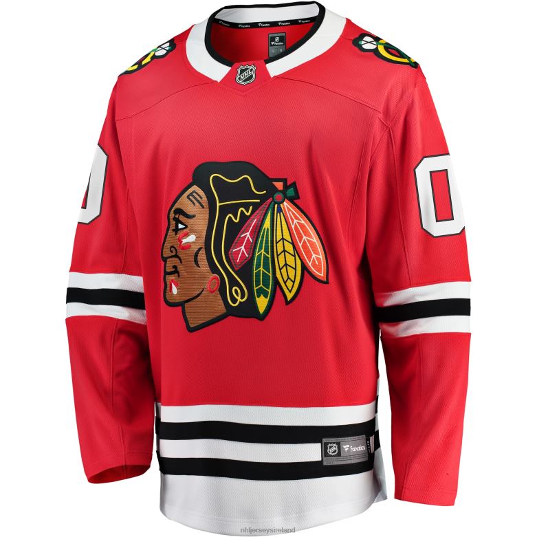 NHL Men Chicago Blackhawks Fanatics Branded Red Home Breakaway Custom Jersey D002V127 Clothing