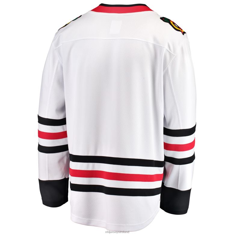 NHL Men Chicago Blackhawks Fanatics Branded White Breakaway Away Jersey D002V487 Clothing