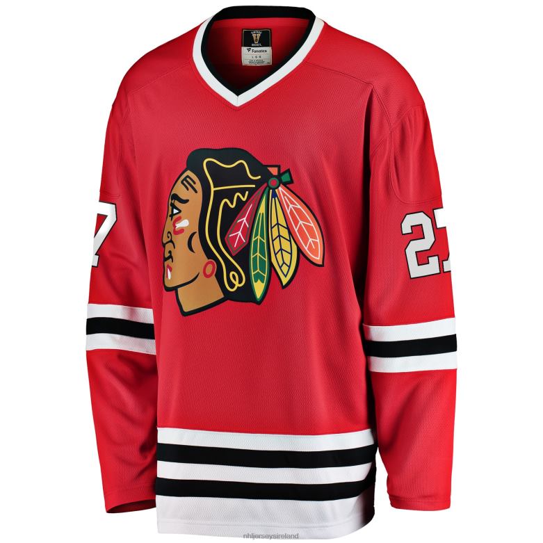 NHL Men Chicago Blackhawks Jeremy Roenick Fanatics Branded Red Premier Breakaway Retired Player Jersey D002V652 Clothing