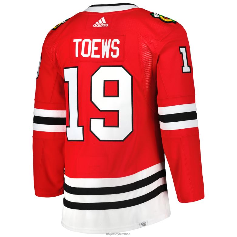 NHL Men Chicago Blackhawks Jonathan Toews Adidas Red Captain Patch Home Primegreen Authentic Pro Player Jersey D002V181 Clothing