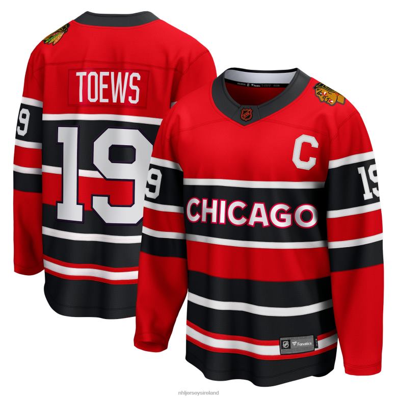 NHL Men Chicago Blackhawks Jonathan Toews Fanatics Branded Red Special Edition 20 Breakaway Player Jersey D002V581 Clothing