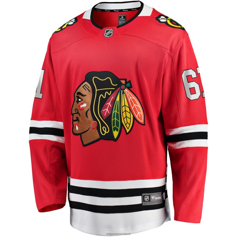 NHL Men Chicago Blackhawks Riley Stillman Fanatics Branded Red Home Breakaway Player Jersey D002V2235 Clothing
