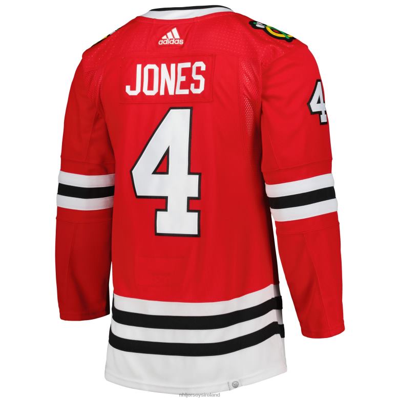 NHL Men Chicago Blackhawks Seth Jones Adidas Red Primegreen Authentic Pro Home Player Jersey D002V1289 Clothing